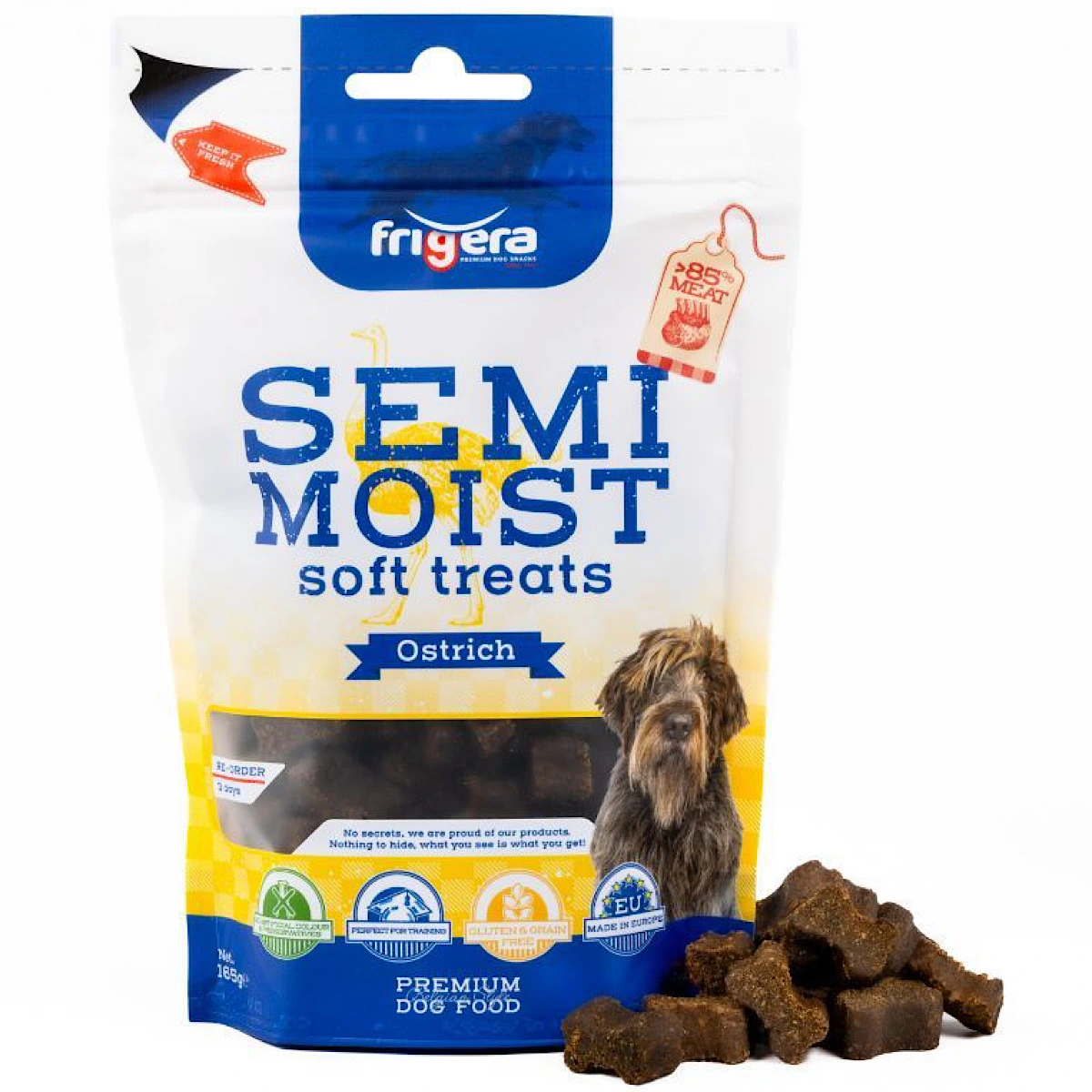 Semi-Moist Soft High Struds 165 g - bløde hundesnacks
